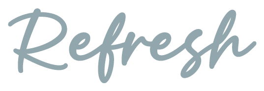 logo refresh azul